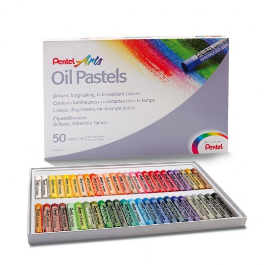 Assorted Oil Pastel Set (50pc)