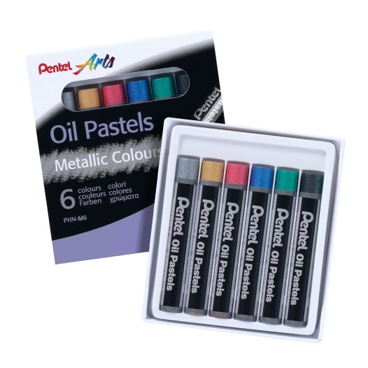 Metallic Oil Pastel Set (6pc)