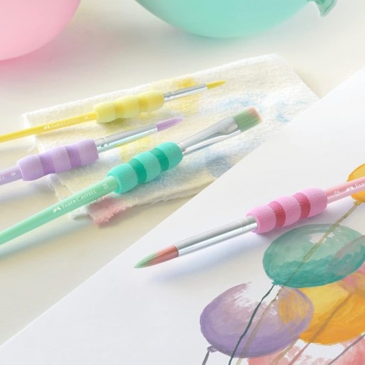 Soft-Touch Pastel Brush Set (4pc)