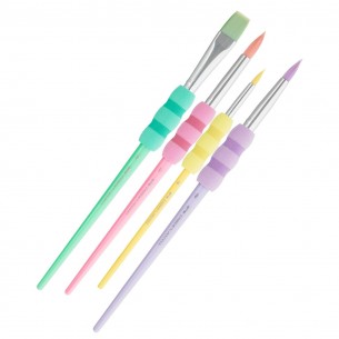 Soft-Touch Pastel Brush Set (4pc)