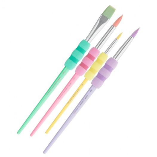 Soft-Touch Pastel Brush Set (4pc)