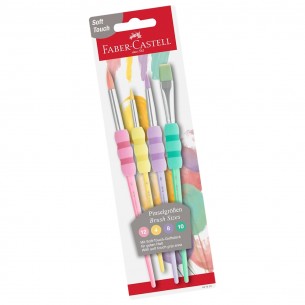 Soft-Touch Pastel Brush Set (4pc)