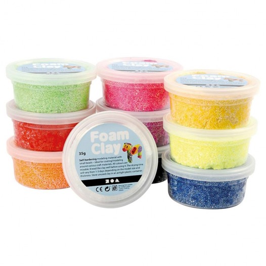 Foam Clay Basic Colour Set