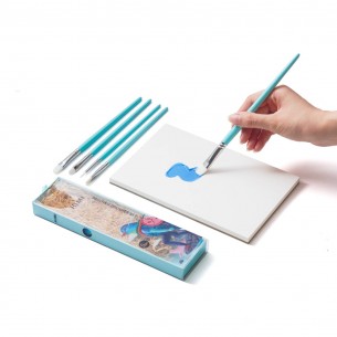Blue Mixed Brush Set (5pc) Blue Mixed Brush Set (5pc)