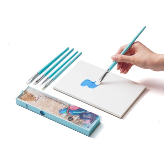 Blue Mixed Brush Set (5pc)