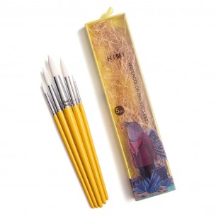 Yellow Round Brush Set (5pc) Yellow Round Brush Set (5pc)