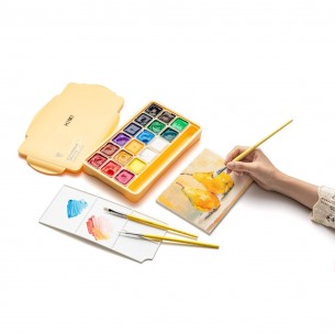 Yellow Round Brush Set (5pc) Yellow Round Brush Set (5pc)