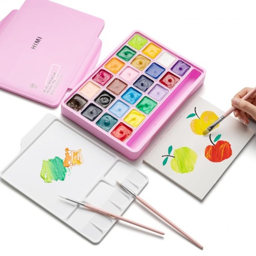 Jelly Cup Gouache Pink Assorted Set (24pc)