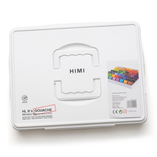 Jelly Cup Gouache White Assorted Set (56pc)