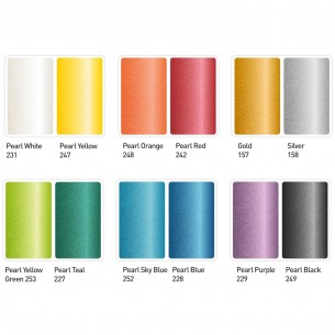 Twin Cup Gouache Yellow Metallic Set (12pc) Twin Cup Gouache Yellow Metallic Set (12pc)