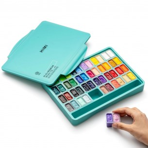 Twin Cup Gouache Green Assorted Set (48pc) Twin Cup Gouache Green Assorted Set (48pc)