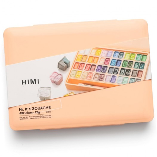 Twin Cup Gouache Peach Assorted Set (48pc)