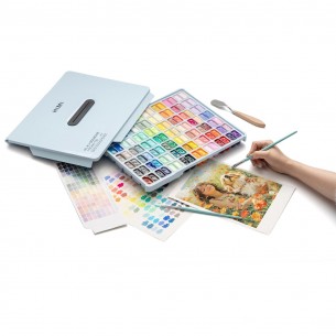 Twin Cup Gouache Blue Assorted Set (112pc) Twin Cup Gouache Blue Assorted Set (112pc)
