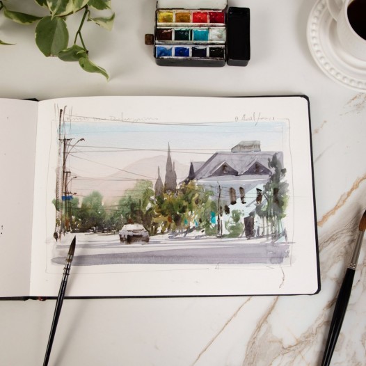 NOT Watercolour Landscape Books