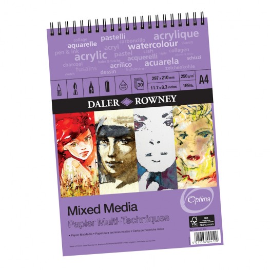 Optima Mixed Media Spiral Pads