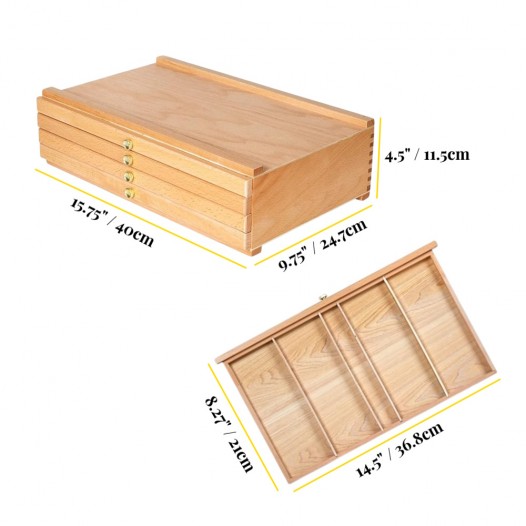 Four Deck Pastel Box