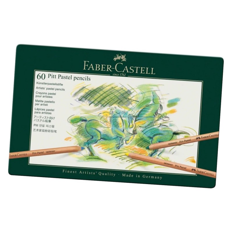 PITT Pastel Colour Pencil Tin (60pc)