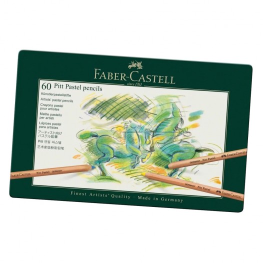 PITT Pastel Colour Pencil Tin (60pc)