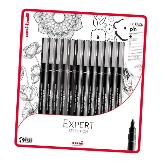 PIN Fineliner Expert Selection (12pc)
