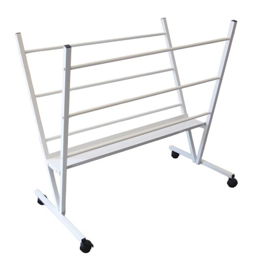A1 White Metal Print Rack