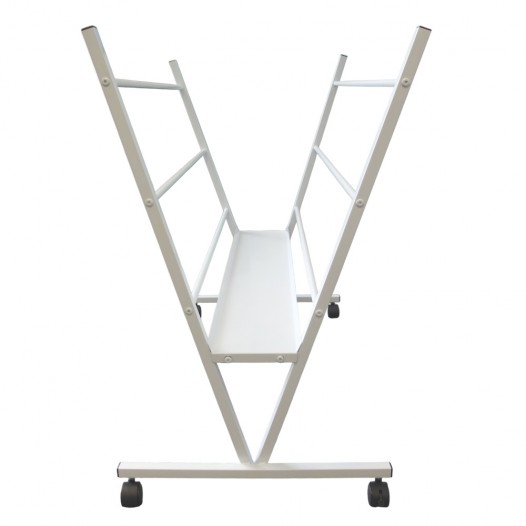 A1 White Metal Print Rack