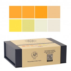 Orange & Yellow Half Stick Soft Pastel Mini Set (8pc) Orange & Yellow Half Stick Soft Pastel Mini Set (8pc)