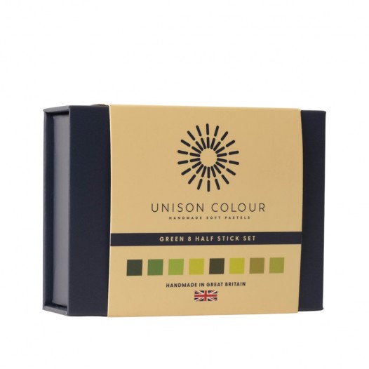 Green Half Stick Soft Pastel Mini Set (8pc)