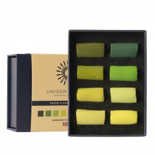 Green Half Stick Soft Pastel Mini Set (8pc) Green Half Stick Soft Pastel Mini Set (8pc)
