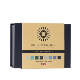 Blue Half Stick Soft Pastel Mini Set (8pc) Blue Half Stick Soft Pastel Mini Set (8pc)