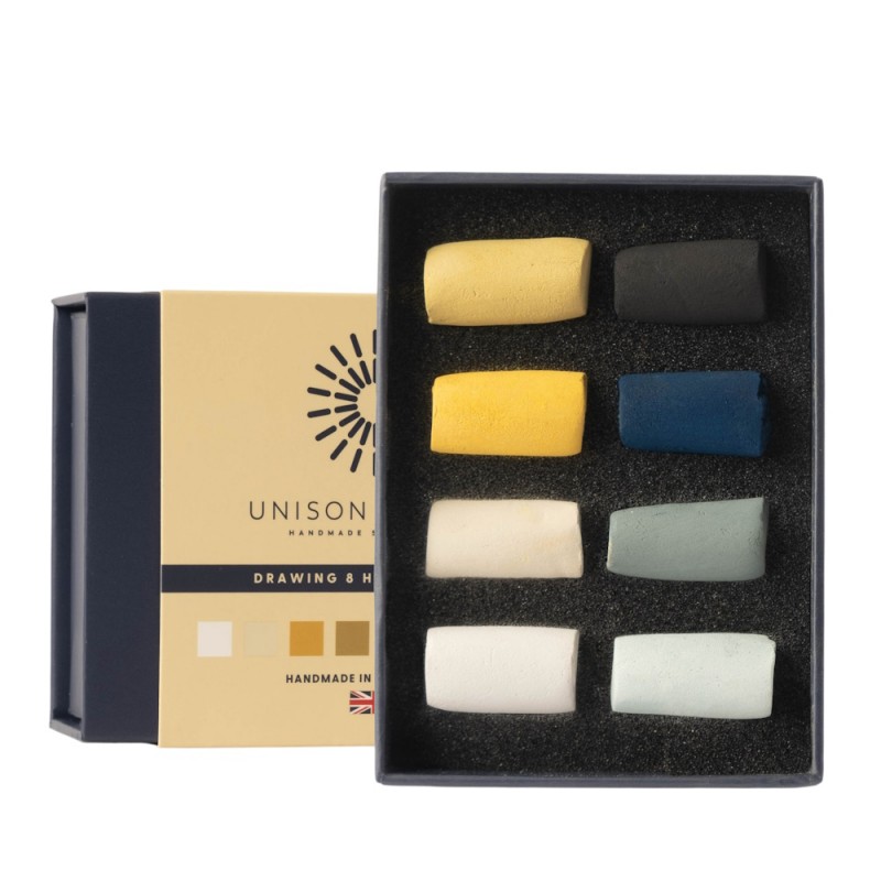 Drawing Half Stick Soft Pastel Mini Set (8pc)