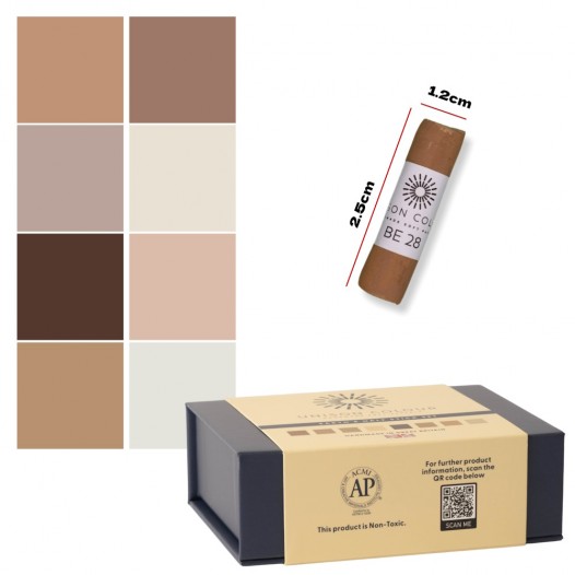 Earth Half Stick Soft Pastel Mini Set (8pc)