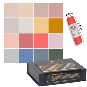 Portrait Half Stick Soft Pastel Set (16pc) Portrait Half Stick Soft Pastel Set (16pc)