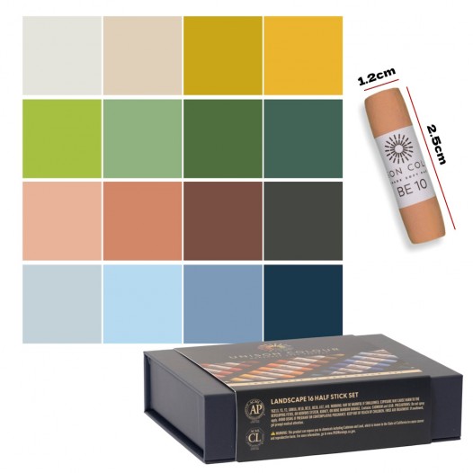 Landscape Half Stick Soft Pastel Set (16pc)