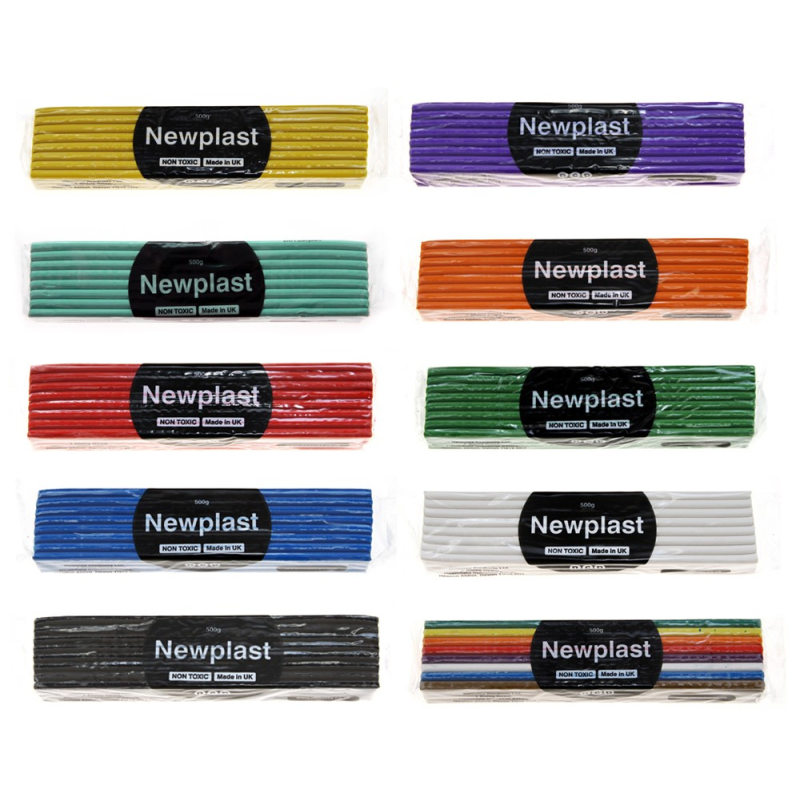 Pick your own colour Plasticene by Newplast 500gm Pack 