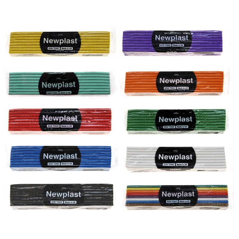 Newplast Modelling Clay Bars (500g)