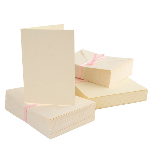 Anita's Card & Envelope A6 Cream Pack (50pc) Anita's Card & Envelope A6 Cream Pack (50pc)