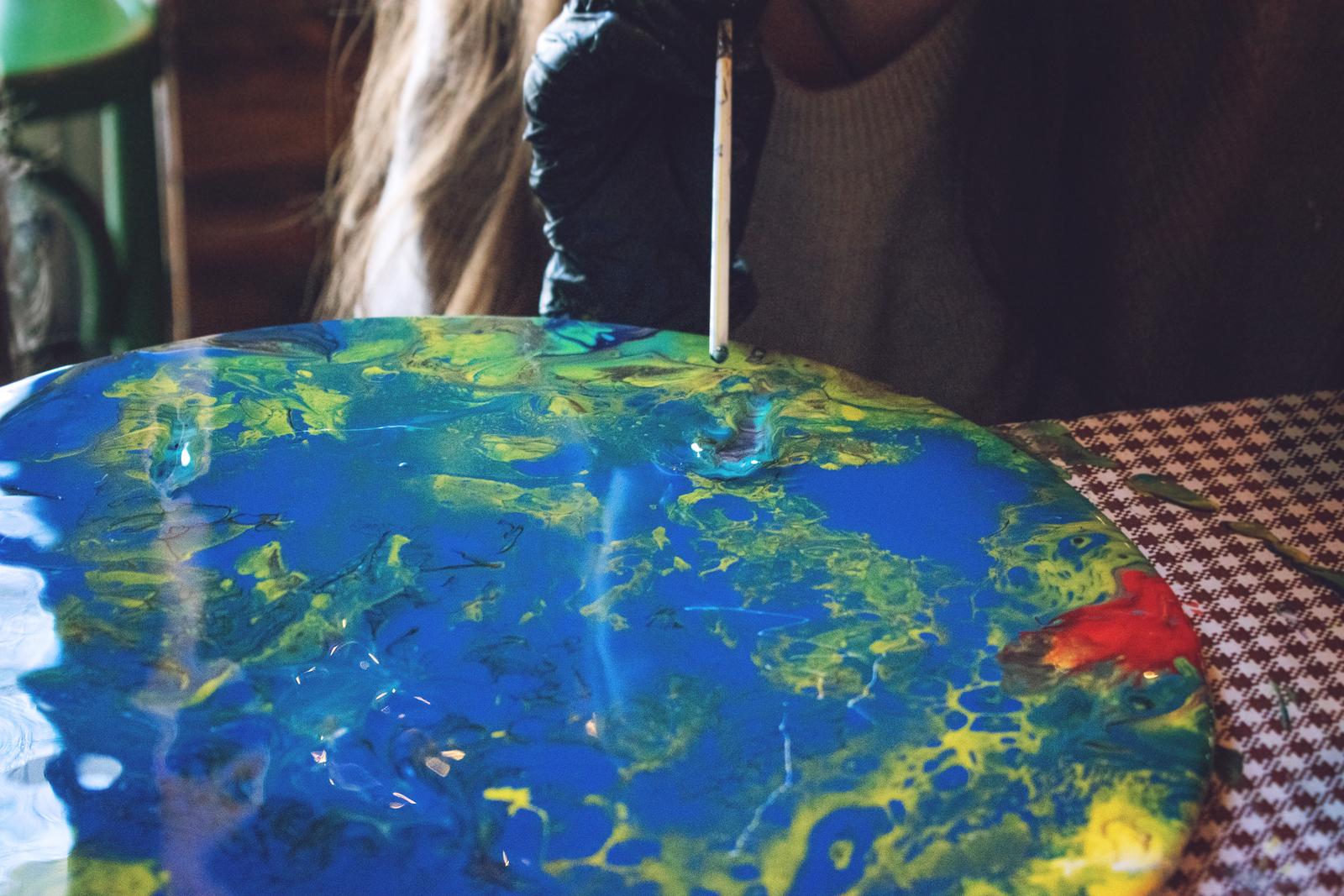 How to Use Pouring Medium When Painting with Acrylics Cowling & Wilcox