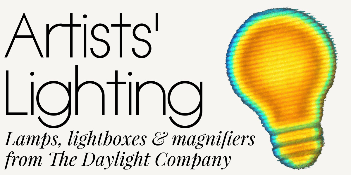 Exploring the benefits of daylight LEDs for artists, with a focus on The Daylight Company brand of artists' lamps, lights and magnifiers