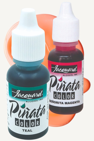 Jacquard Pinata Color Alcohol Inks for illustration, painting and printing