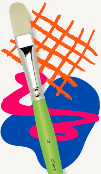 Liquitex Professional Traditional Filbert Brush