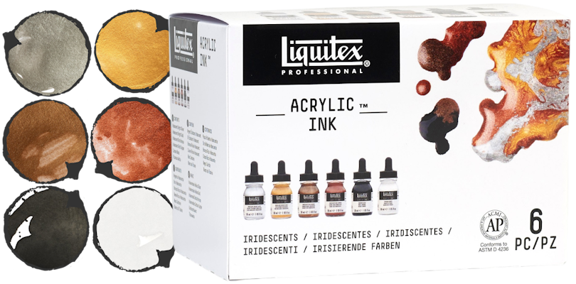 LQX Acrylic Ink Iridescent Collection