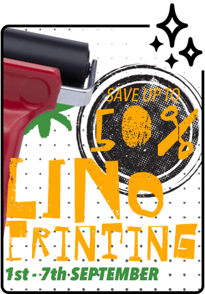Lino Printing Sale Title