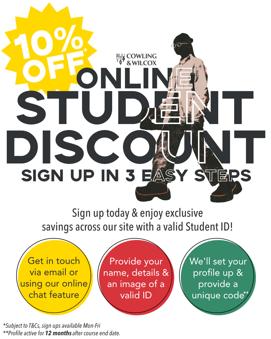 Student Discount Poster